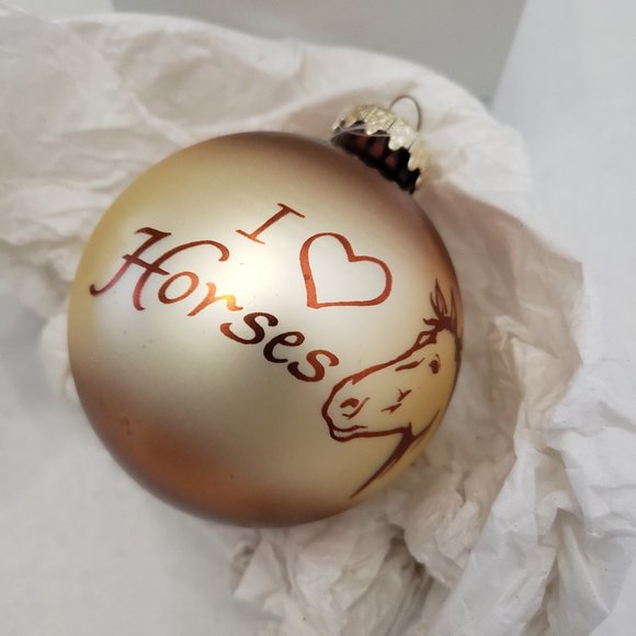 BRONNER'S Wonderland Ornament I Love Horses - Picture 7 of 8